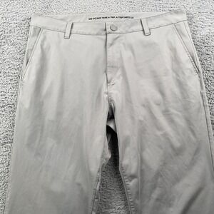 Rhone Pants Mens 34 Gray Commuter Classic Chino Performance Stretch Travel